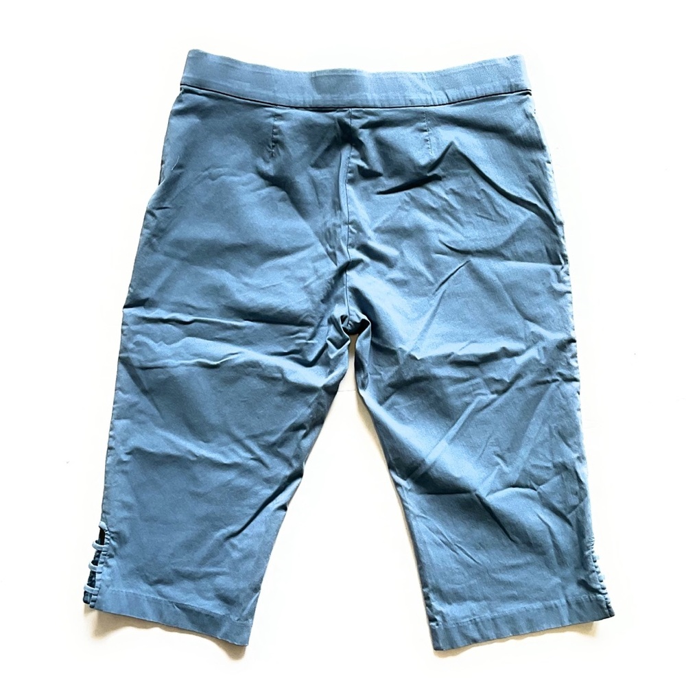 Blue Cropped Pants Signature Slimming Petite Christopher And Banks